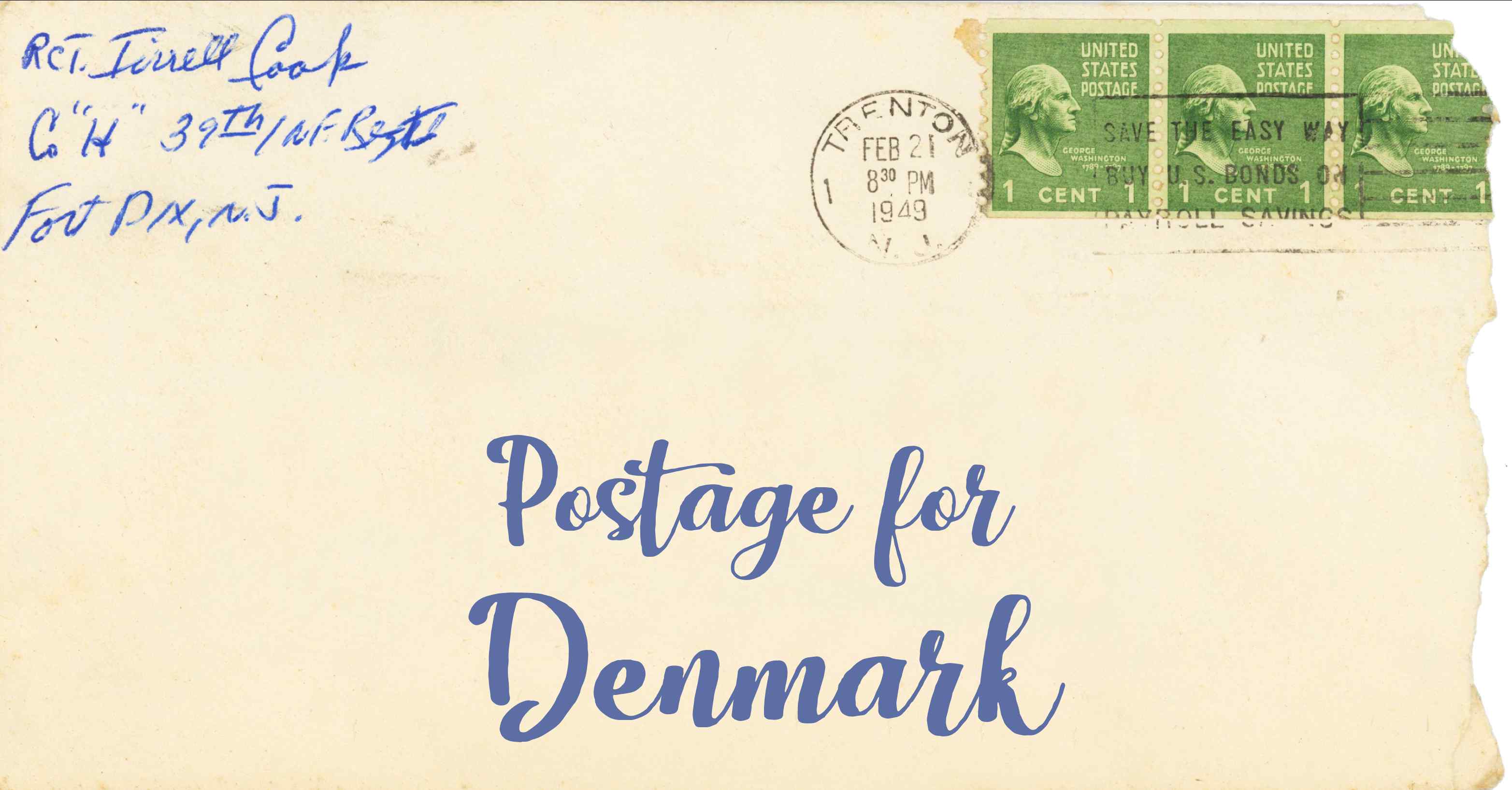 Postage to Denmark | Postage From US to Denmark
