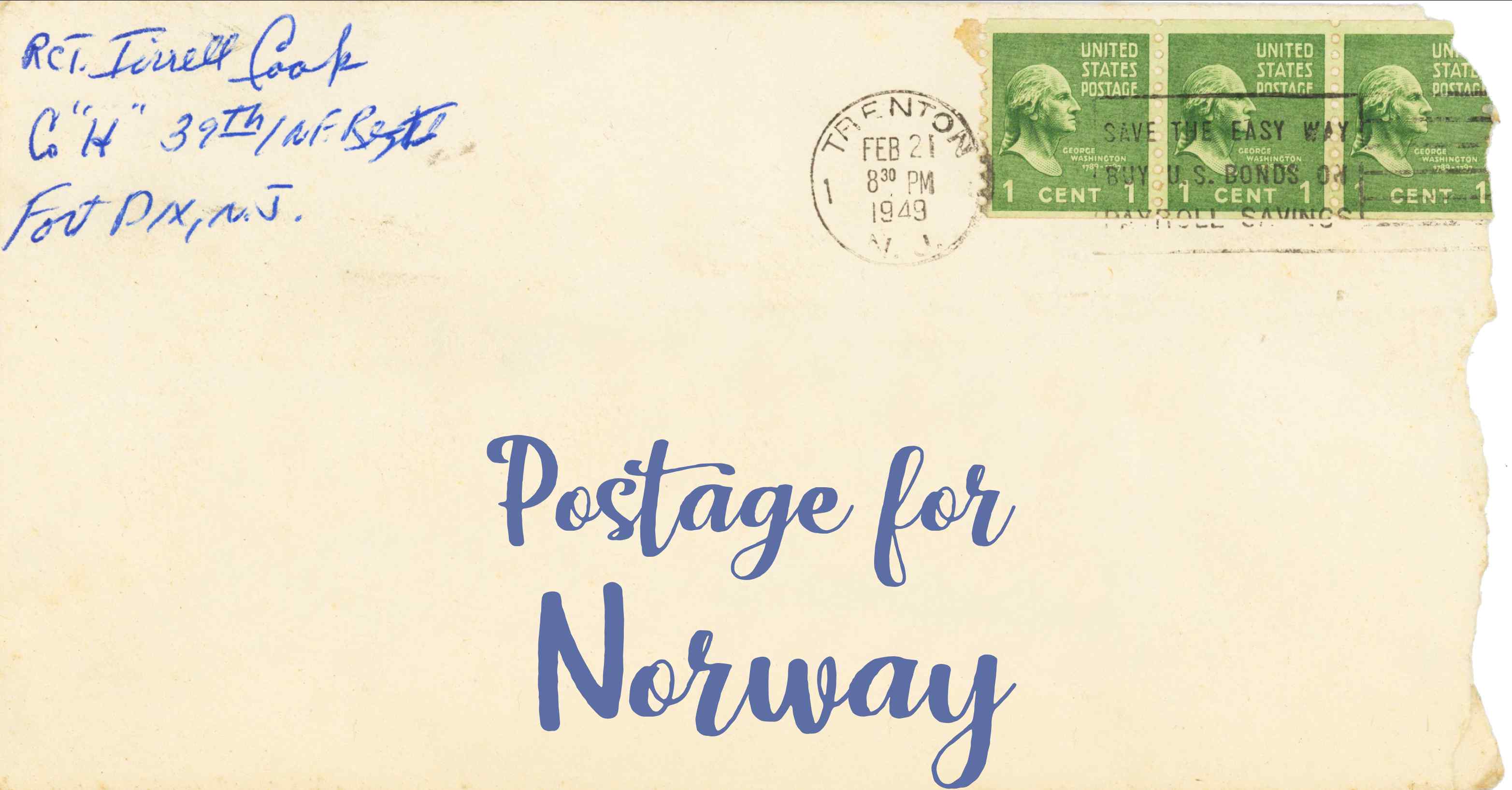 Global forever stamps -  Norway