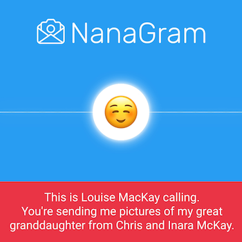 Nanagram Text Your Photos And We Ll Mail Glossy Frameable 4x6 Prints To Your Grandparents